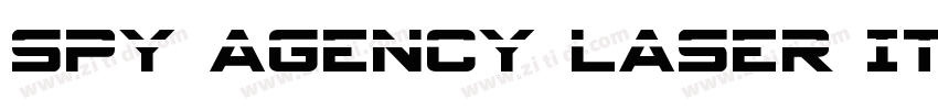 Spy Agency Laser It字体转换